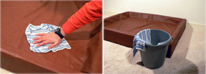 biabedden schoonmaken