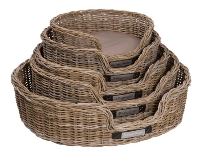 Hondenmand Happy House Natural met Kussen M-0