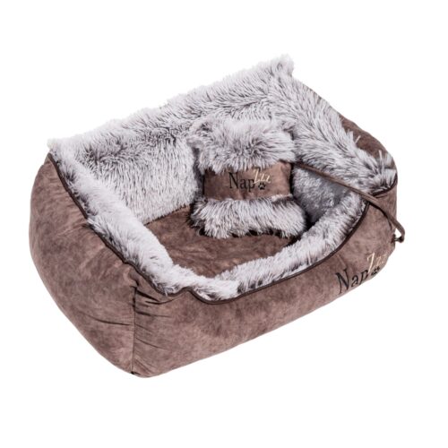 Hondenmand Napzzz Super Soft Fluffy Bruin