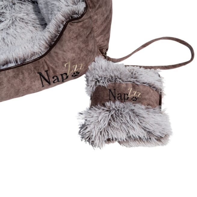 Hondenmand Napzzz Super Soft Fluffy Bruin - Afbeelding 2