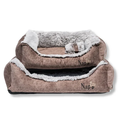 Hondenmand Napzzz Super Soft Fluffy Bruin