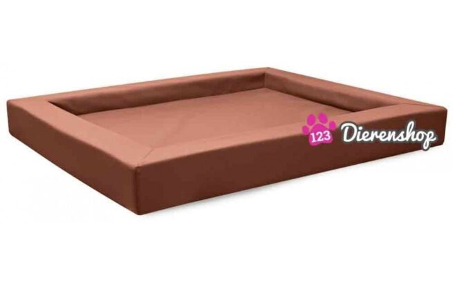 Hondenmand Premium Kunstleer Cognac 110cm-0