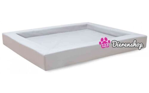 Hondenmand Premium Kunstleer Wit 110cm-0