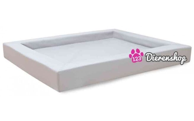 Hondenmand Premium Kunstleer Wit 110cm-0