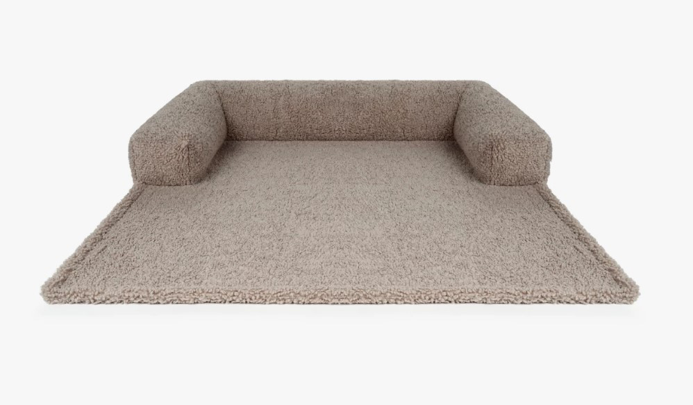 Bankbeschermer Bankbeschermer Deluxe Wolly Taupe Bankbeschermer Deluxe Wolly Taupe
