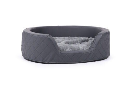 Grote hondenmand Orthopedische hondenmand Solatium Deluxe Antraciet 100 cm