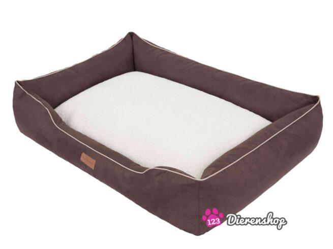 Hondenmand Indira Suedine Deluxe Bruin