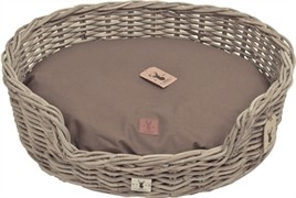 Hondenmand Boony Rotan Ovaal Est1941 75cm met kussen-0