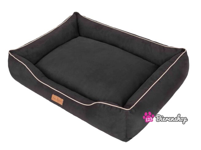 Hondenmand Indira Suedine Zwart 125 cm-0