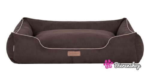 Hondenmand Indira Suedine Bruin 110 cm-0