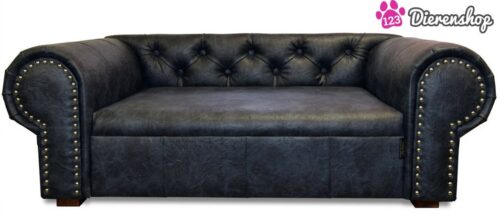 Hondenbank Chesterfield Antraciet XL-0
