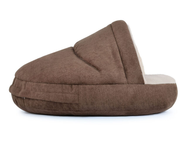 Hondenmand Snuggle Cave Bruin Caramel - Afbeelding 2