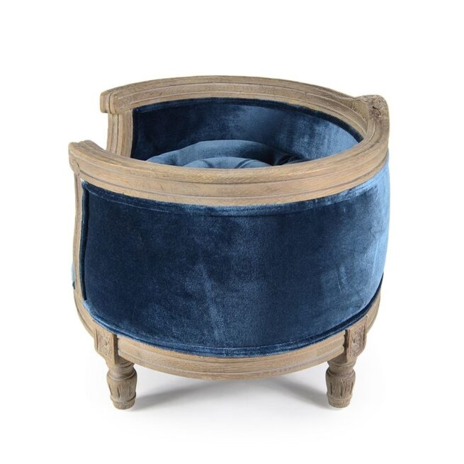Hondenmand Lord Lou George Royal Blue Velvet Small-17147