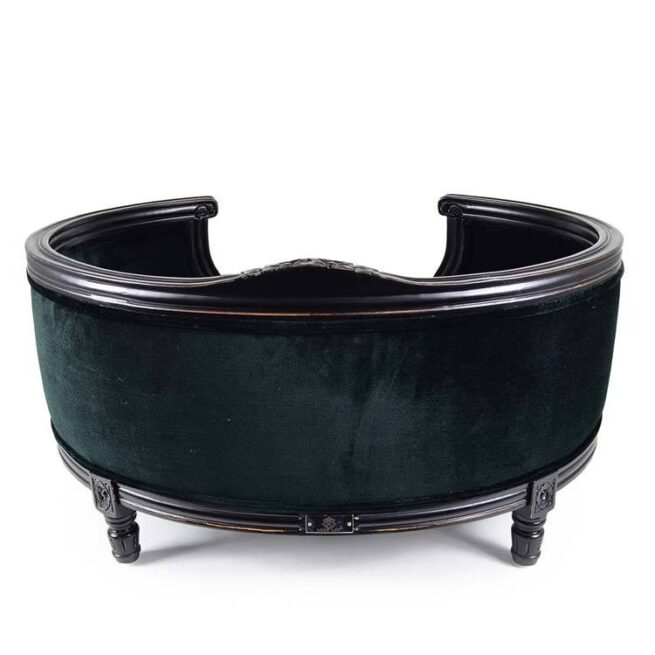 Hondenmand Lord Lou George Royal Black Velvet Medium-17168