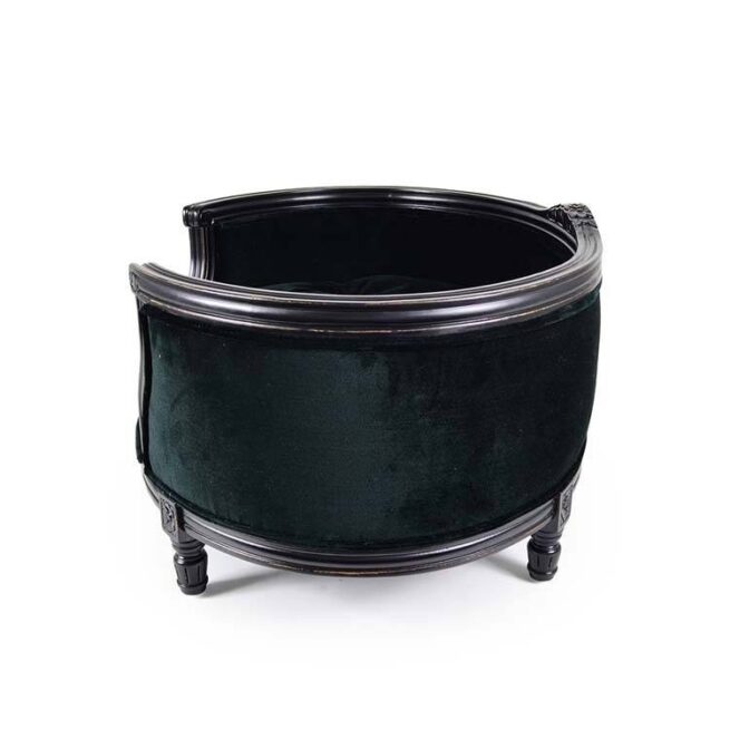Hondenmand Lord Lou George Royal Black Velvet Medium-17169