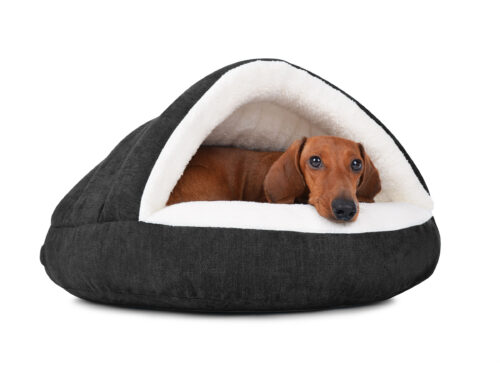 Hondenmand Snuggle Cave Deluxe Zwart