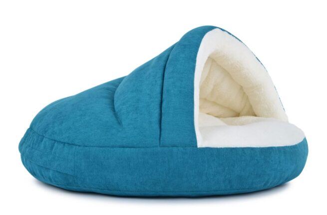 Hondenmand Snuggle Cave Deluxe Turquoise - Afbeelding 4