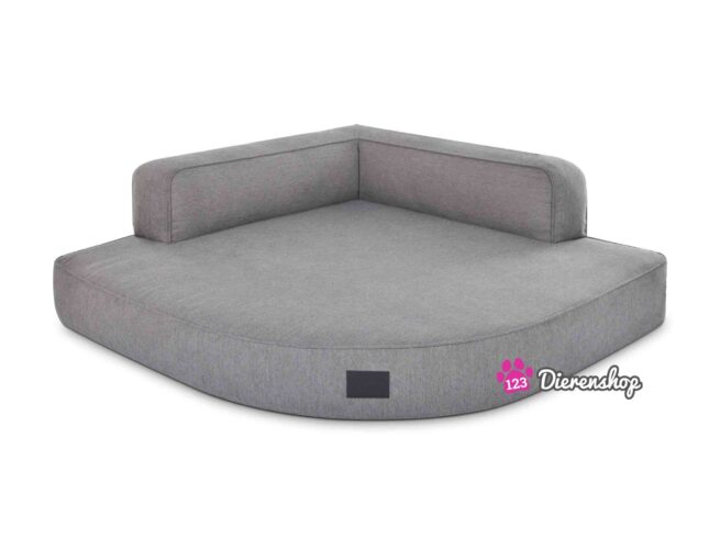 Hondenmand Hoekmodel Luxery Plus Grijs-0
