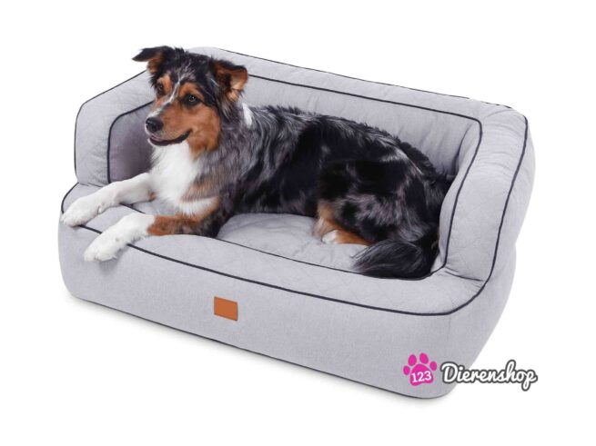Hondenmand Lounge Deluxe Zilver-17880