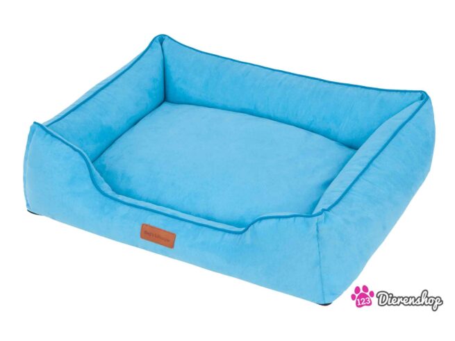 Hondenmand Indira Suedine Blauw 125 cm-0