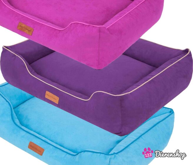 Hondenmand Indira Suedine Roze-18527