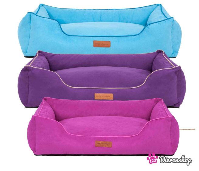 Hondenmand Indira Suedine Roze-18528