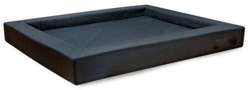 Hondenmand Premium Kunstleer antraciet-0