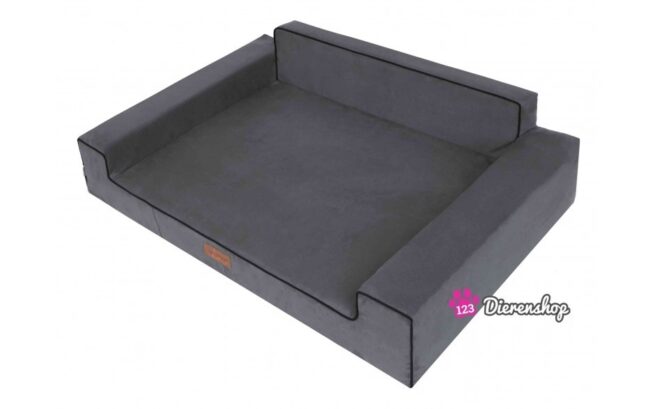 Hondensofa Elegance Suedine Grijs 120 cm-18458