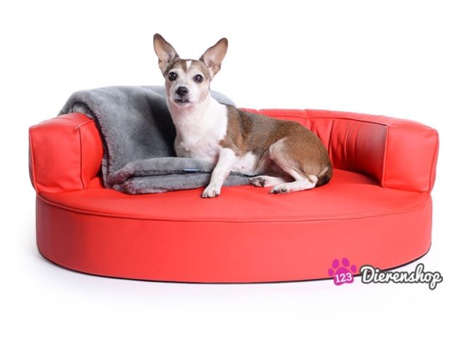 Hondenmand Magic Dream Rood PU-Leder-0