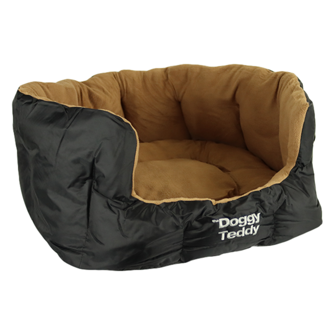 Hondenmand Doggy Bag Xtreme Teddy Zwart