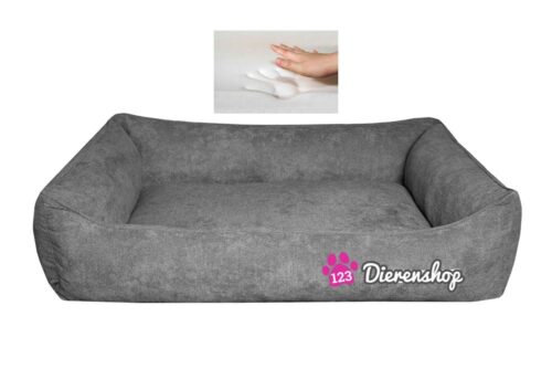 Orthopedische hondenmand Supersoft Grijs-0
