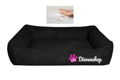 Orthopedische hondenmand Supersoft Zwart-0