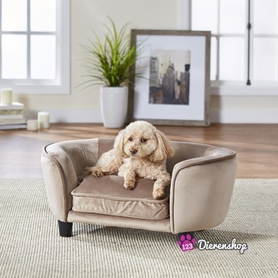 Hondensofa Coco Lichtbruin Pluche-0
