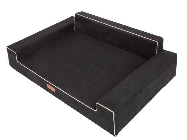 Hondensofa Elegance Suedine Zwart 120cm-20589