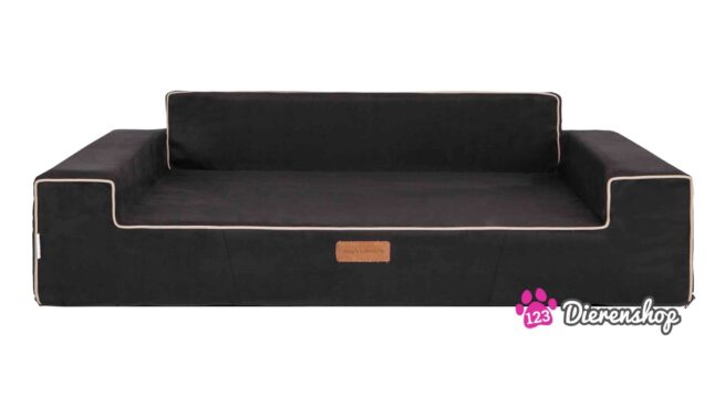Hondensofa Elegance Suedine Zwart 120cm-0