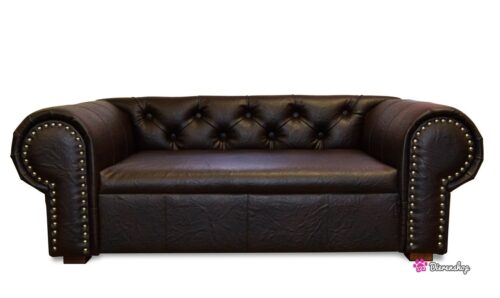 Hondenbank Chesterfield Marbled Espresso-0