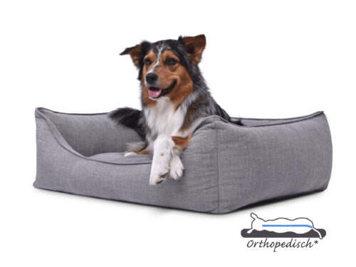 Hondenmand Luxery Grijs