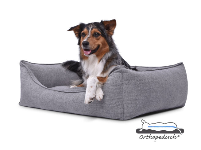 Hondenmand Luxery Grijs
