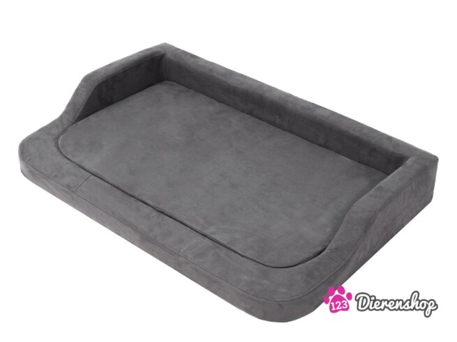 Orthopedische Hondenmand Indira Suedine Grijs 120cm-20815