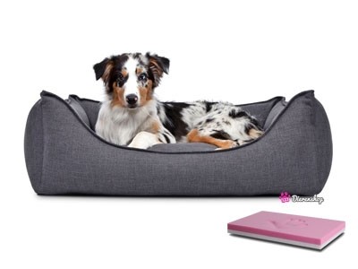 Orthopedische hondenmand Luxery Donkergrijs-0