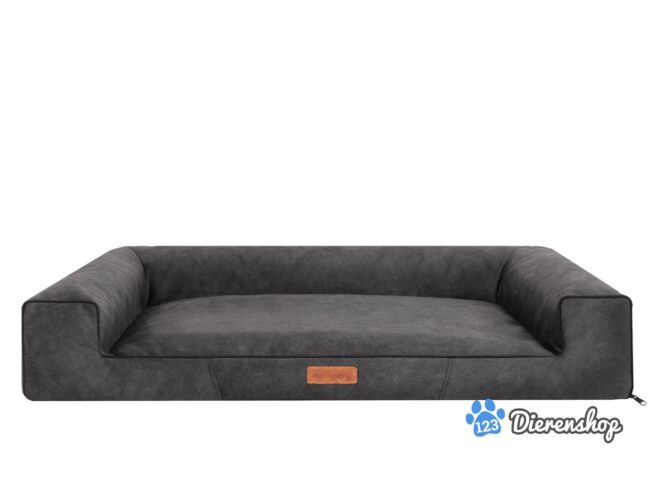 Hondenmand Lounge Bed Indira Misty Antraciet 100cm-0