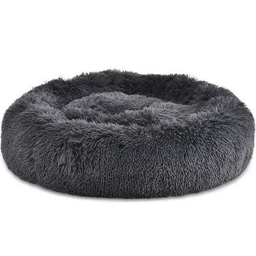 gebed Demon Play Crimineel Donut Hondenmand | Topkwaliteit antraciet XL 100cm mand