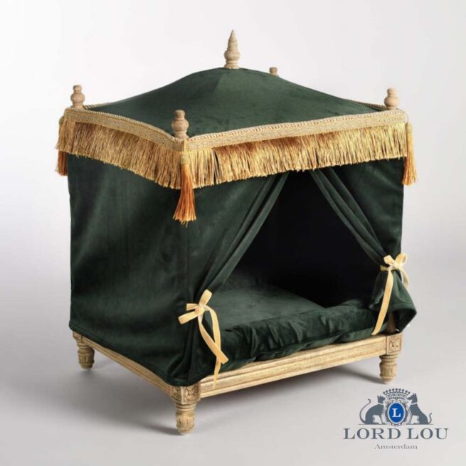 Lord Lou Lord Lou Edward dierenmeubel fluweel groen
