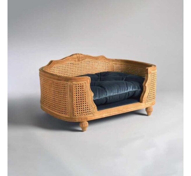 Lord Lou Hondensofa Lord Lou Arthur Blue Velvet