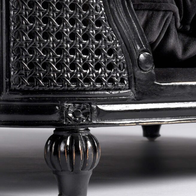 Lord Lou Hondensofa Lord Lou Arthur Black Velvet
