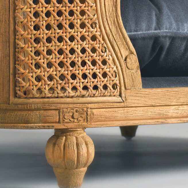 Lord Lou Hondensofa Lord Lou Arthur Blue Velvet