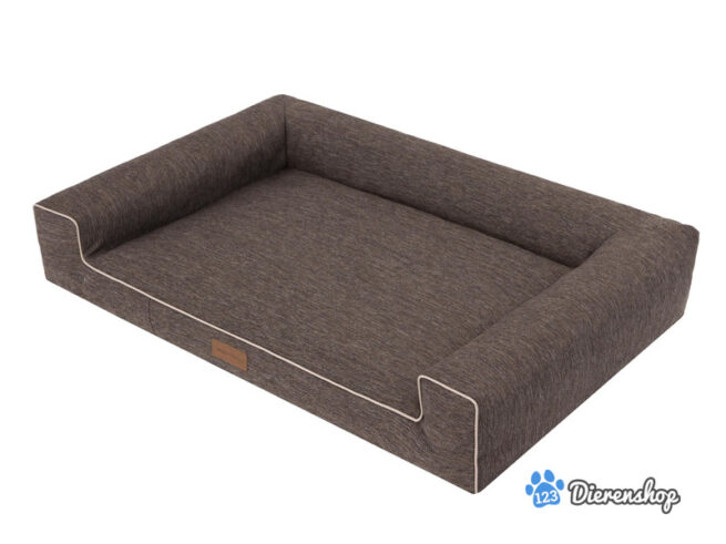Hondenmand Lounge Bed Inari Bruin 100cm - Afbeelding 2