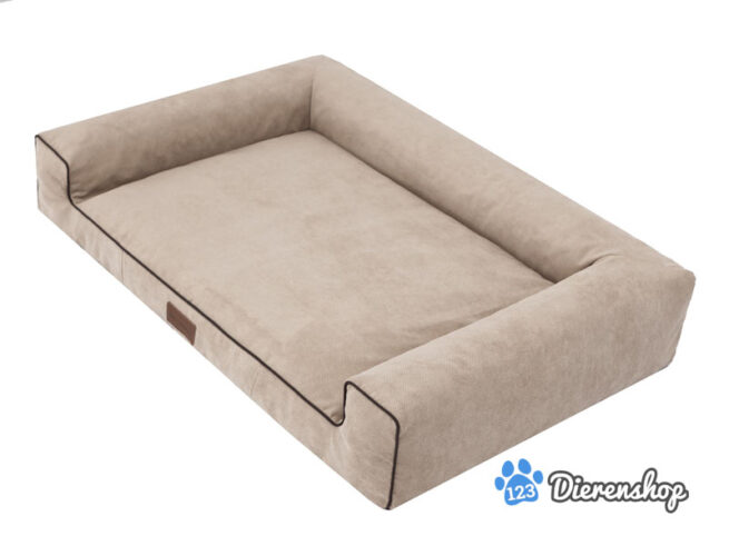 Hondenmand Lounge Bed Cordu Beige 100cm - Afbeelding 2