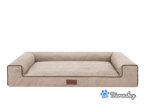 Hondenmand Lounge Bed Indira Cordu Beige ( Meubelstof )
