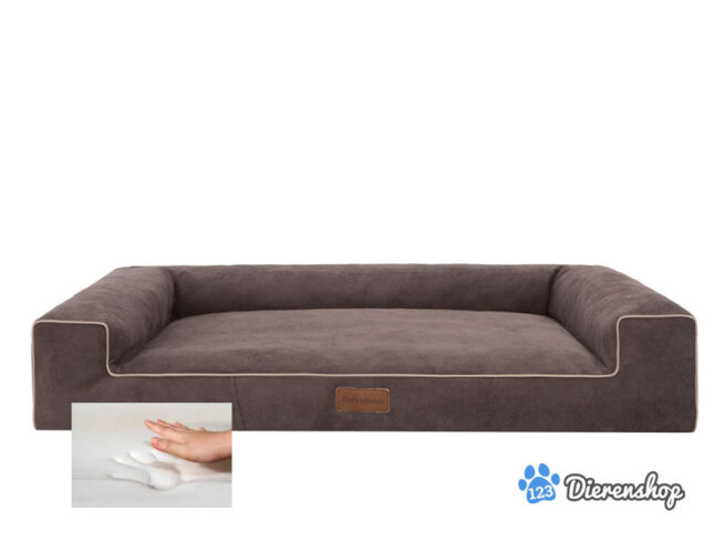 Orthopedische hondenmand Lounge Bed Cordu Bruin 100cm
